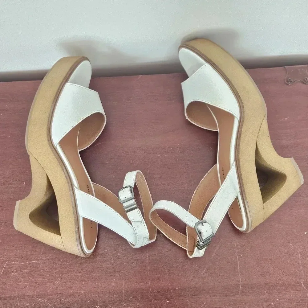 Lucky Brand Womens Green  Ankle Strap /Lk-Wyndin  Heels Size 8M